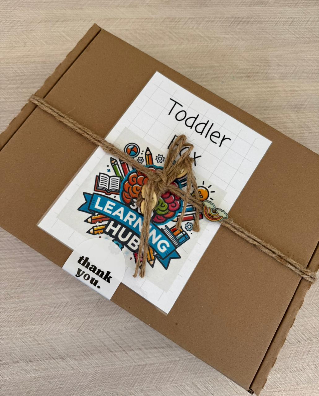 Toddler Box packaged with 360 Learning Hub branding